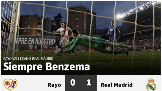 AS: "Siempre Benzema"