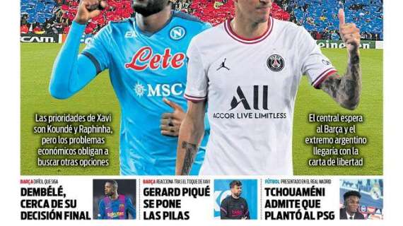 PORTADA | Sport: "Tchouaméni admite que plantó al PSG"