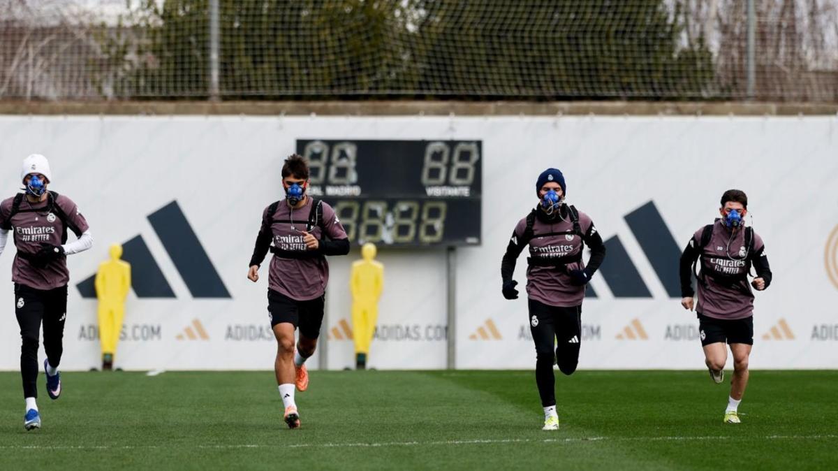 Tres ausencias importantes en el entrenamiento del Real Madrid