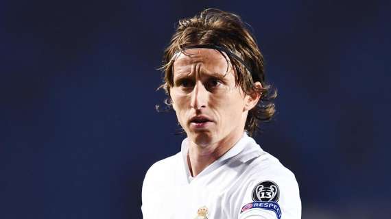 Luka Modric con el Real Madrid