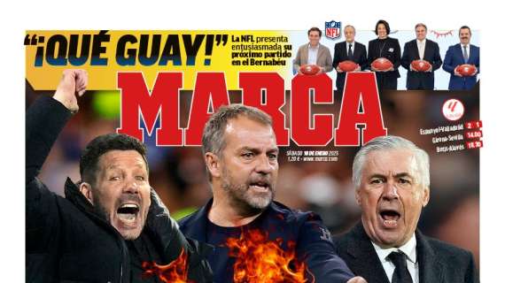 Advertencia de Marca en su portada sobre LaLiga: "Esto se calienta"