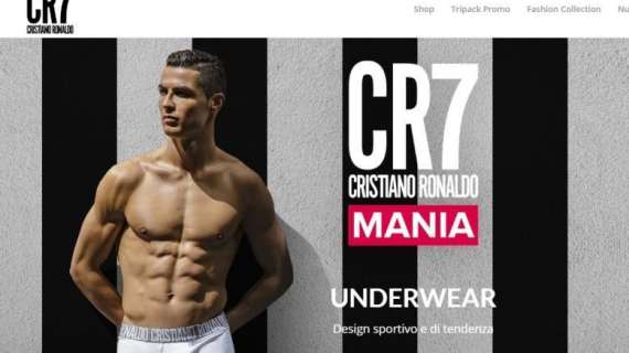 FOTO - La versión italiana de la web CR7Underwear ya es bianconera: el Allianz Stadium, de fondo