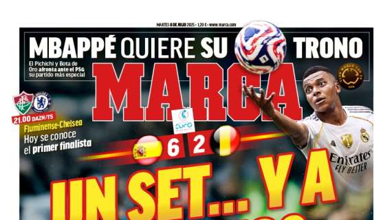 Marca advierte en portada: "Mbappé quiere su trono"