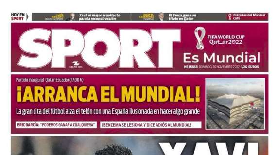 PORTADA | Sport: "¡Arranca el Mundial!"