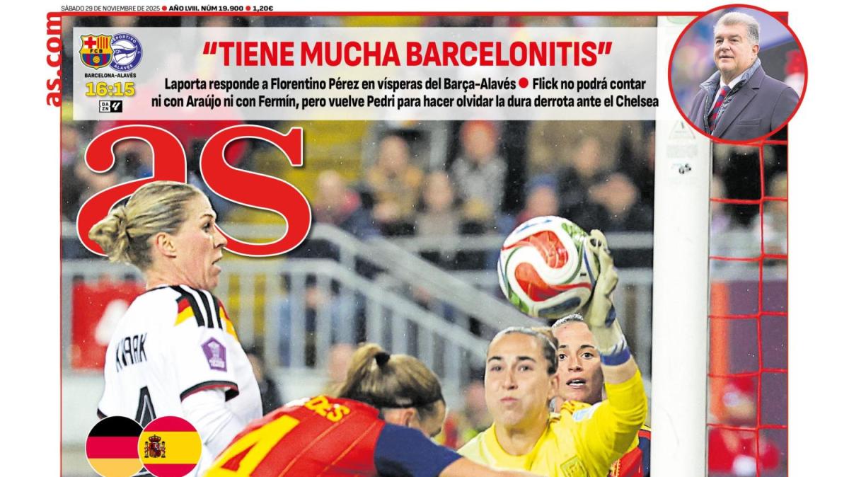 "Refuerzos para Girona", saca en primera plana el AS