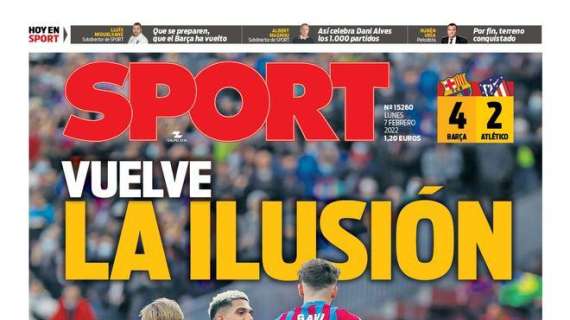 PORTADA | Sport: "Asensio firma una victoria agónica para el Madrid"