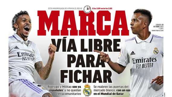 PORTADA | Marca: "Vía libre para fichar"