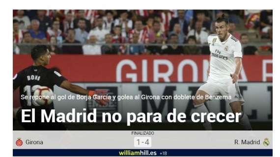 Marca, optimista: "El Madrid no para de crecer"