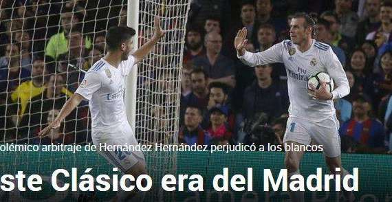 Marca lo tiene claro:  "Este Clásico era del Real Madrid"