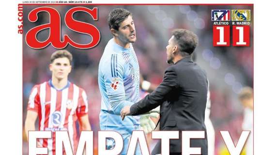 PORTADA | AS: "Empate y bochorno"