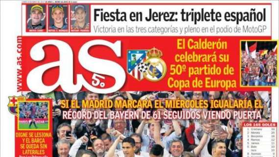 PORTADA - As: "60 partidos tocando la red"