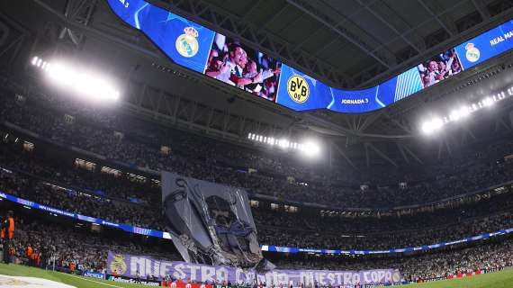 Tifo del Real Madrid-Dortmund