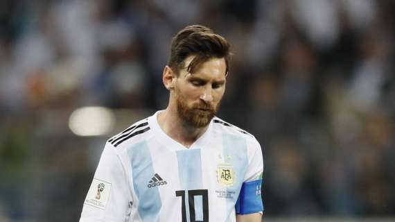 Lionel Messi con Argentina