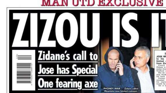 The Sun desvela los detalles de la llamada de Zidane a Mourinho