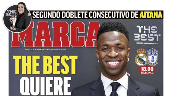 Marca saca en portada a Vinicius y avisa: "The Best quiere ahora el repóker"