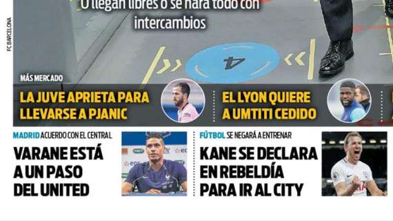 PORTADA | Sport: "Varane está a un paso del United"