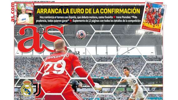 "De cabeza a cuartos" destaca el diario AS en portada