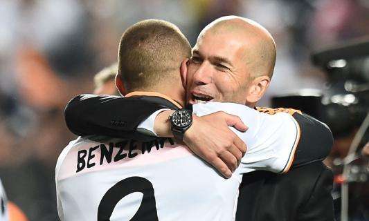 La felicitación de Benzema a Zidane: "Feliz cumpleaños hermano"