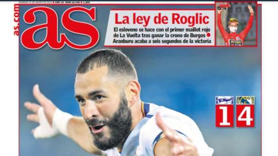 PORTADA | AS: "Benzema es el fichaje"