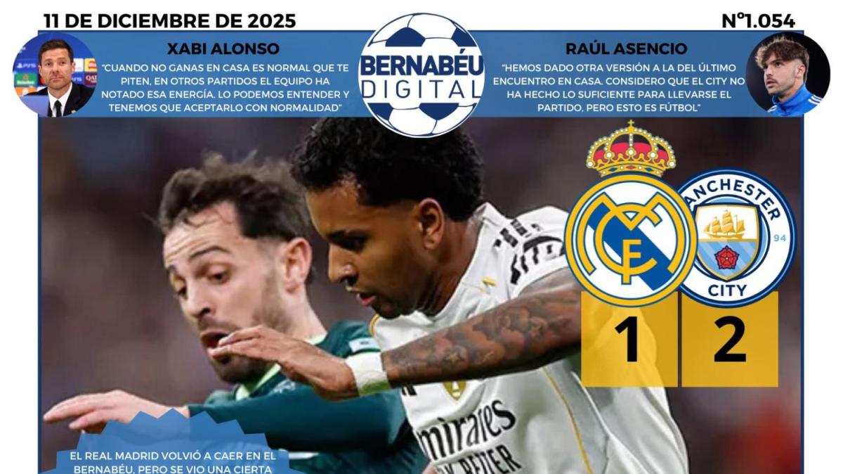 La derrota del Real Madrid contra el City protagoniza la portada BD