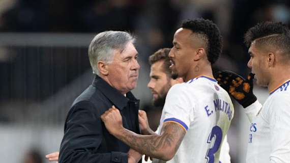 Ancelotti y Militao, Madrid