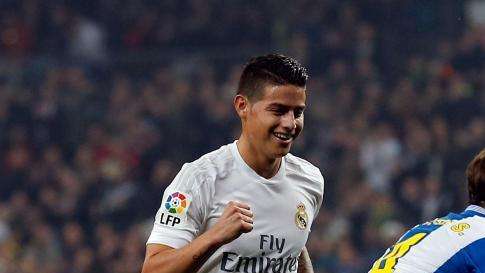 James, el mayor asistente desde que está en el Madrid