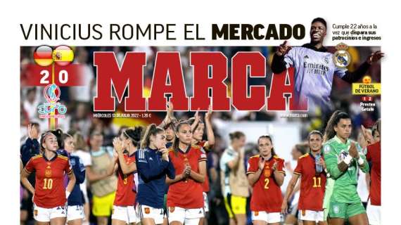 PORTADA | Marca: "Vinicius rompe el mercado"