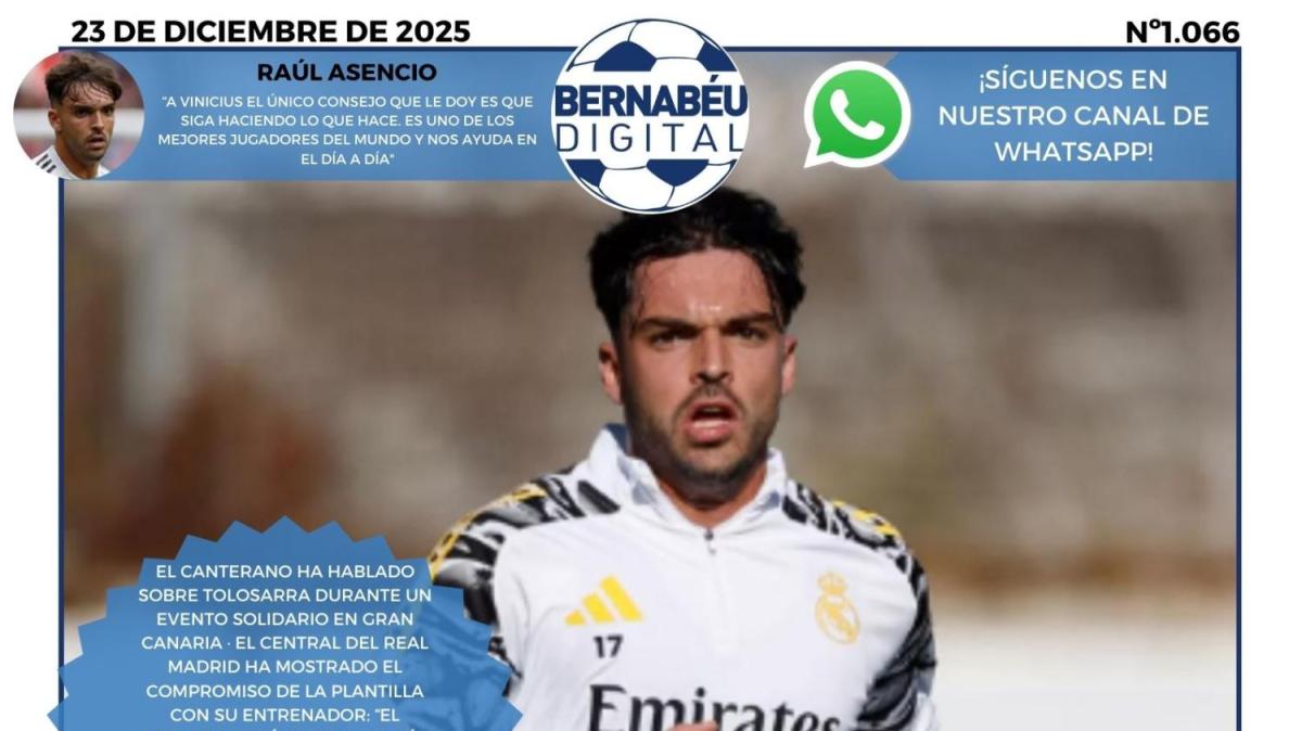 Las palabras de Raúl Asencio sobre Xabi Alonso, en la portada BD