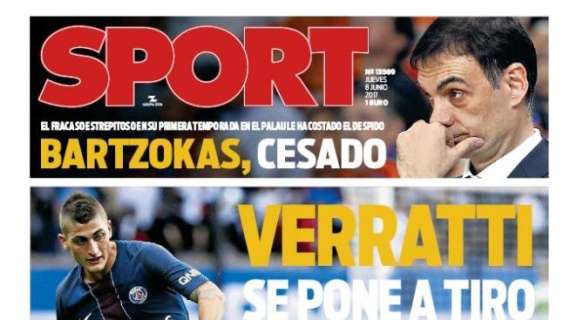 PORTADA - SPORT: "Verratti se pone a tiro"