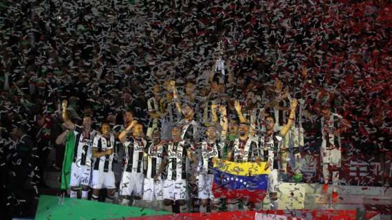 VÍDEO - La celebración de la Juventus tras ganar la Copa de Italia 