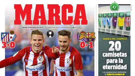 PORTADA - Marca: "Las lesiones no dan tregua al Madrid"