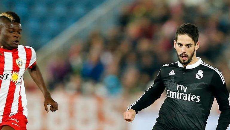 Isco volvió a demostrar su clase ante el Almería