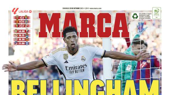 PORTADA | Marca: "Bellingham saca la lengua"