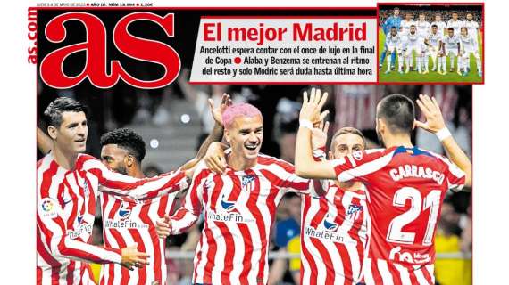 PORTADA | AS: "El mejor Madrid"