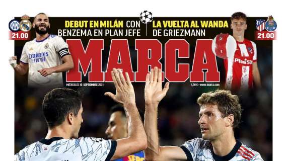 PORTADA | Marca: "Debut en Milán con Benzema en plan jefe"