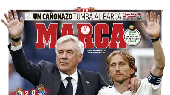 "Eternos": Modric y Ancelotti, en la portada de Marca