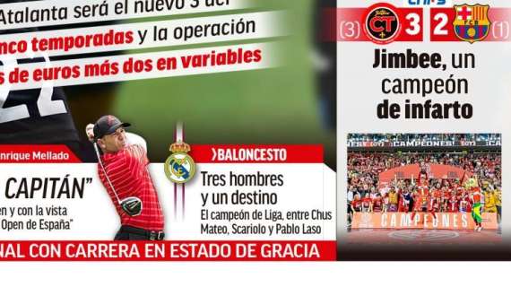 Los candidatos a ocupar el banquillo del Real Madrid de baloncesto, en la portada de Marca