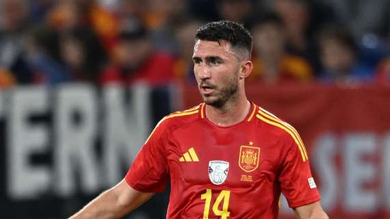 Aymeric Laporte con Espa&ntilde;a