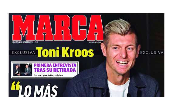 PORTADA | Marca, con Kroos: "Lo más difícil fue decírselo a mi hijo y a Ancelotti"