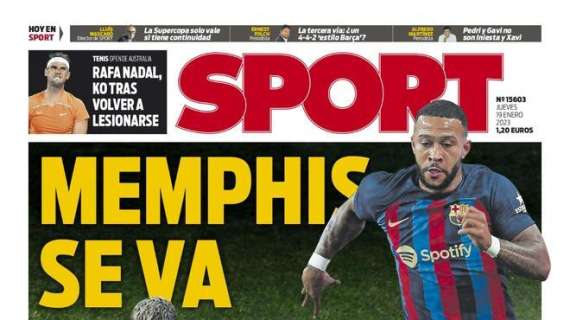PORTADA | Sport: "Memphis se va... se viene Carrasco"