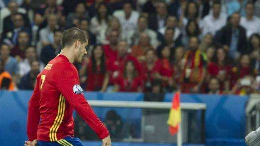 Los números de Morata respecto a la BBC: Benzema