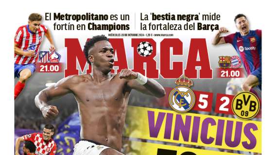 PORTADA | Marca: "Vinicius es de oro"