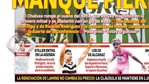"Stiller entra en la agenda" señala el diario AS en su portada