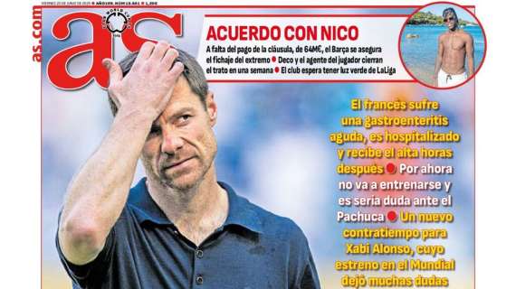 AS saca en portada el nuevo problema de Xabi Alonso: "Y ahora... Mbappé"