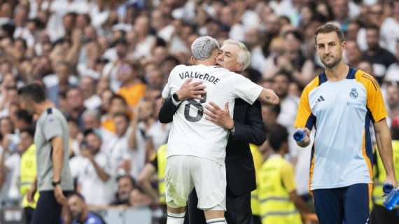 Valverde con Ancelotti