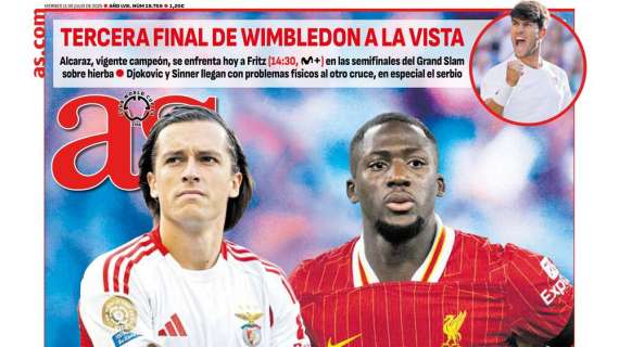 Los próximos fichajes del Real Madrid, en primera plana de AS
