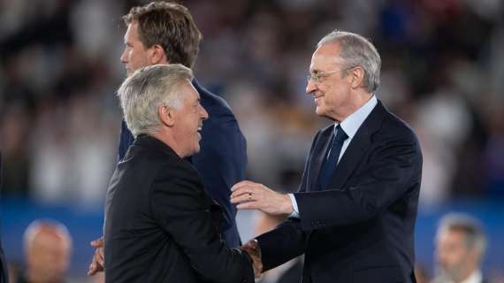 Florentino P&eacute;rez y Ancelotti