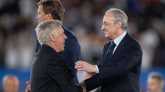 Florentino P&eacute;rez y Ancelotti