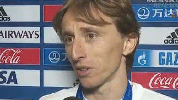 Modric: "Un año perfecto, se cierra de la mejor manera posible. ¿El gol? Tengo que tirar más"