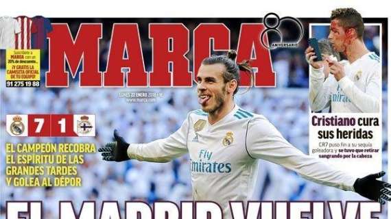 PORTADA - Marca: "El Madrid vuelve a ser el Madrid"